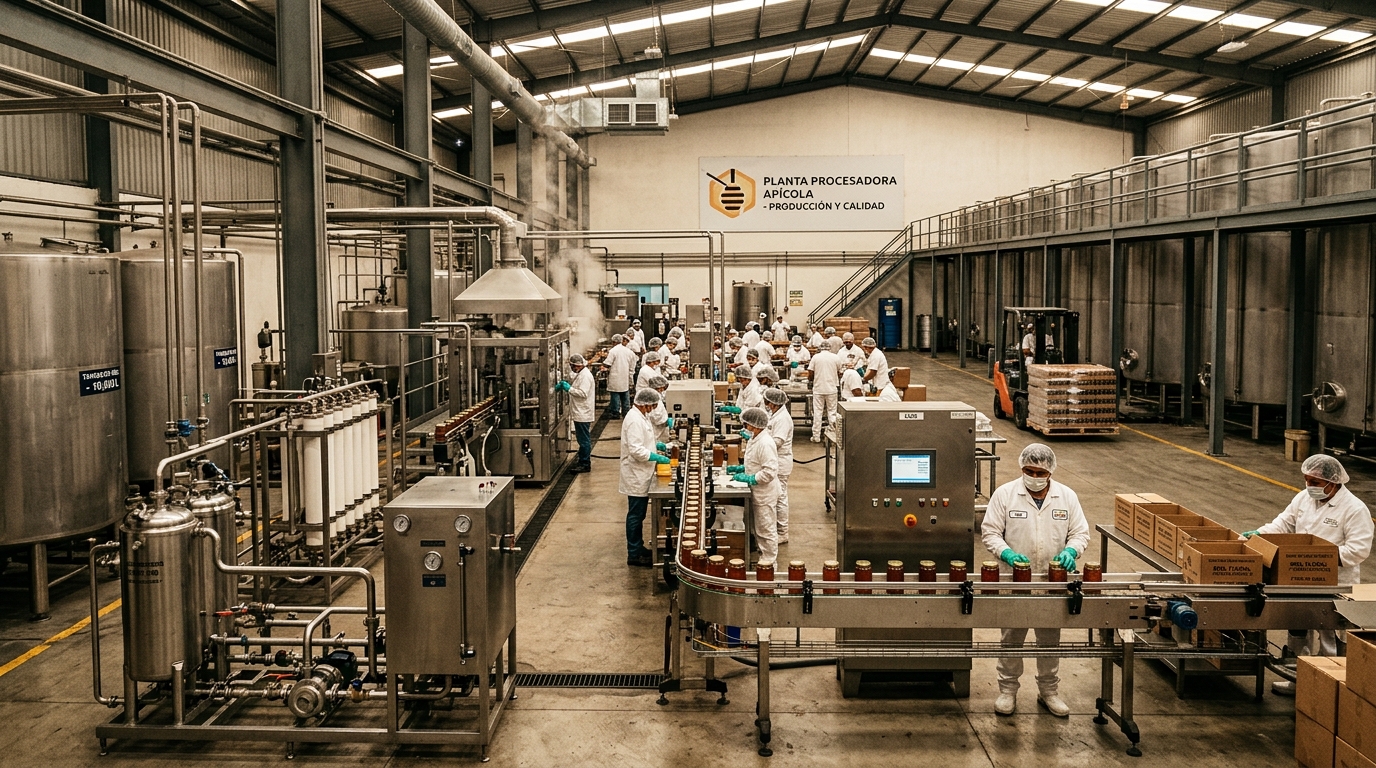 Montaje de cerchas metálicas con grúa en obra industrial